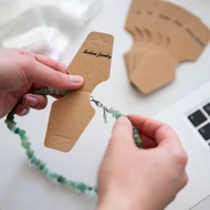 Árazó címke, ékszerlapka