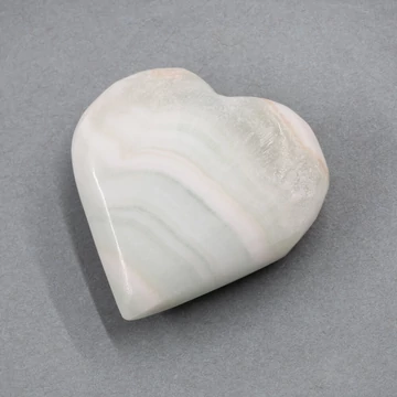 Aragonit kék szív 3cm