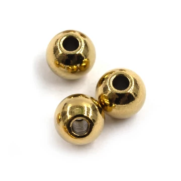 Nemesacél golyó, arany 5mm, 10db