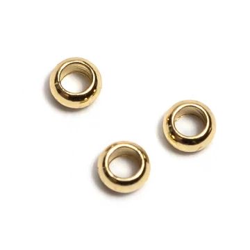 Nemesacél golyó, arany, 2mm, 50db