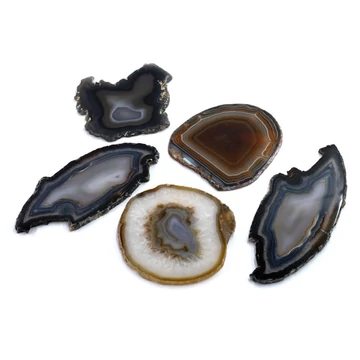 Achát lap, natúr (kb. 10-12cm), 90-110g