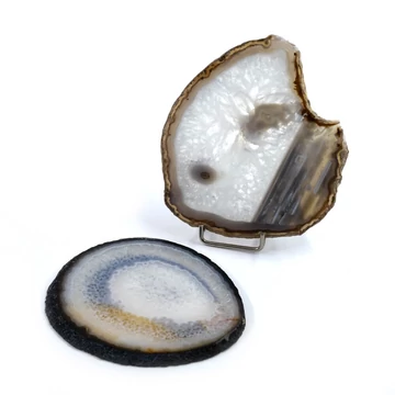 Achát lap, natúr (kb. 14-15cm), 180-210g