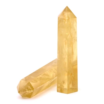 Citrin csúcs, 8-9 cm magas, Brazil, 67-72 g