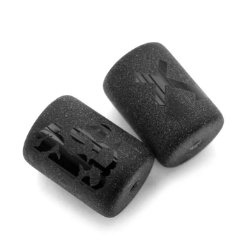 Fekete horoszkóp (nyilas) köztes dísz, henger, kb. 14x10 mm (1 db)