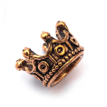 Korona (rosegold) köztes dísz, 10,5x7 mm (2 db)