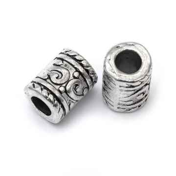 Henger köztes dísz, indás, 9x7 mm (5 db)
