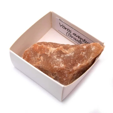 Vörös aventurin dobozos ásvány, 20-30 g