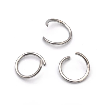 Nemesacél karika, 6x0,6 mm (20 db)
