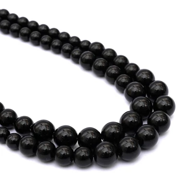 Fekete üveg golyós szál, 6-12 mm, kb. 45 cm