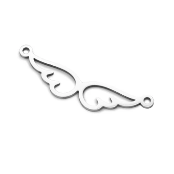 Nemesacél angyalszárny összekötő elem, 7x28 mm, 1 db