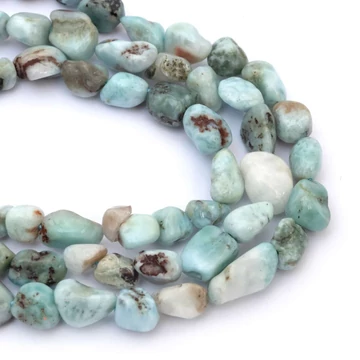 Larimár pebble szál, 5-8 mm, kb. 38 cm