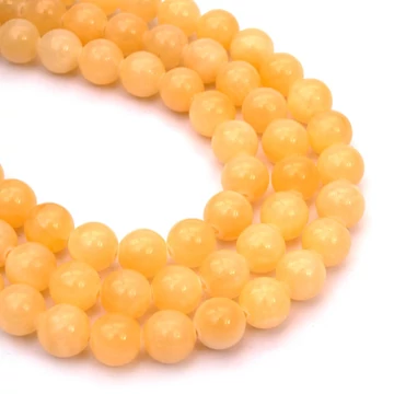 Narancskalcit golyós szál, 8-9 mm, kb 39 cm