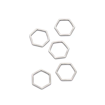Nemesacél hexagon összekötő elem (5 db)