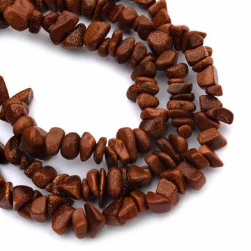 Napkő (barna) szintetikus törmelékköves szál, kb, 85 cm