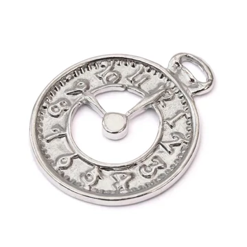 Óra medál, 22x18 mm (3 db)