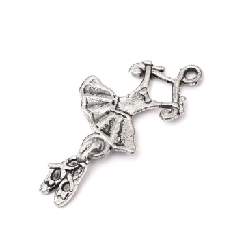 Balerina medál, 25x12 mm (5 db)