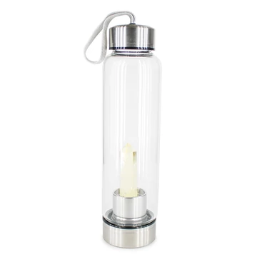 Ásvány kulacs citromkvarc csúccsal, 550 ml