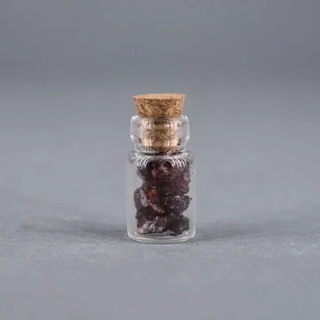 Gránát mini ezoterikus üvegcse (18x10 mm)