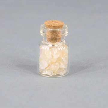 Citrin ezoterikus üvegcse (22x15 mm)