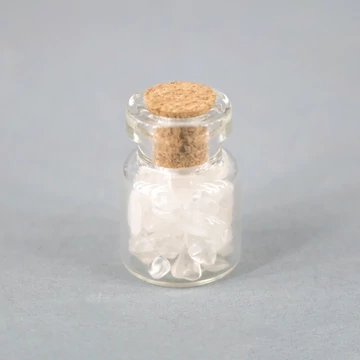 Hegyikristály ezoterikus üvegcse (22x15 mm)