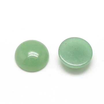 Aventurin cabochon kő, 6x3,5 mm (2 db)