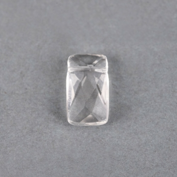 Hegyikristály tégla gyöngy, 10x18x6 mm