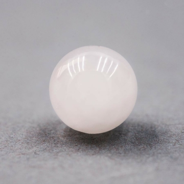 Fehér jáde gyöngy, 10 mm