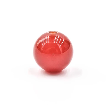Karneol gyöngy, 10 mm