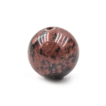 Mahagóni obszidián gyöngy, 10 mm