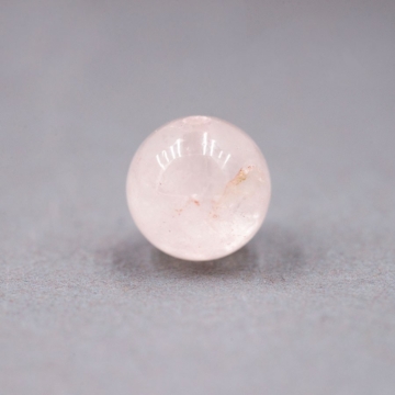 Rózsakvarc gyöngy, 10 mm