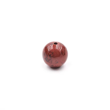 Piros jáspis gyöngy, 6 mm