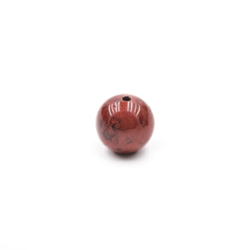 Piros jáspis gyöngy, 6 mm