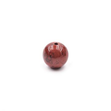 Piros jáspis gyöngy, 6 mm