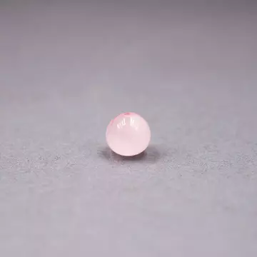 Rózsakvarc gyöngy, 6 mm