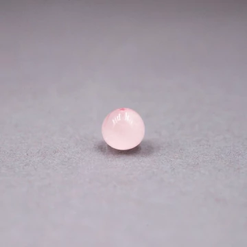 Rózsakvarc gyöngy, 6 mm