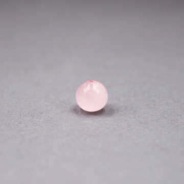 Rózsakvarc gyöngy, 6 mm