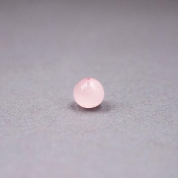 Rózsakvarc gyöngy, 6 mm