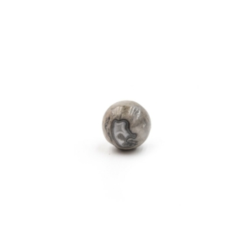 Képjáspis (szürke) gyöngy, 6 mm