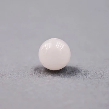 Fehér jáde gyöngy, 8 mm