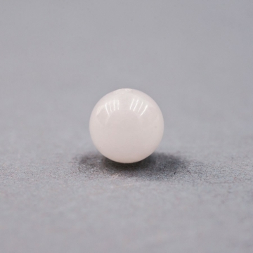 Fehér jáde gyöngy, 8 mm