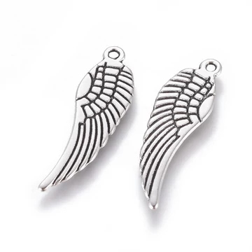 Angyalszárny (nagy) medál, 30x9,5 mm (10 db)