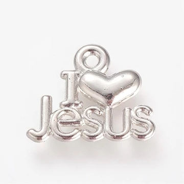 I love Jesus medál (10 db)