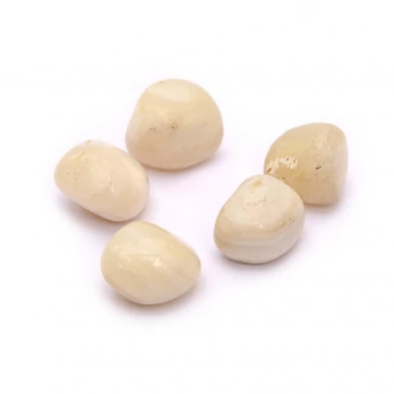 Fehér achát marokkő, L