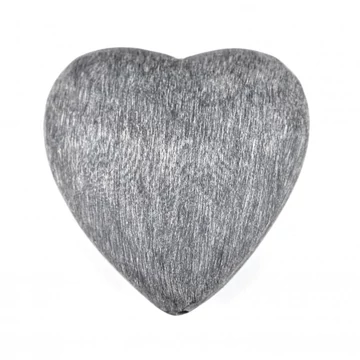 Bölényszarv szív gyöngy, 50 mm (1 db)