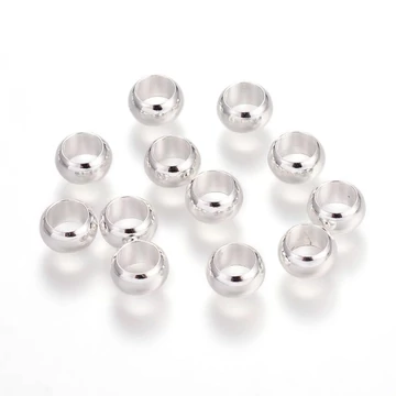 Hordós (ezüst szín) stopper, 1,5 mm (kb. 200 db)