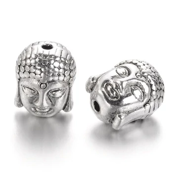 Buddha fej köztes dísz (10 db)
