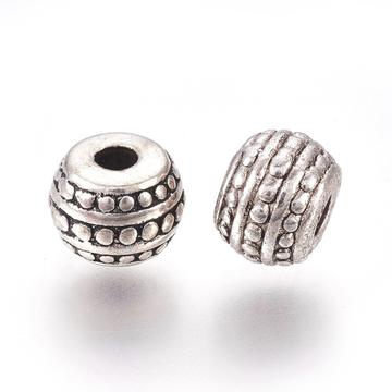 Hordó köztes dísz, 7x5 mm (20 db)