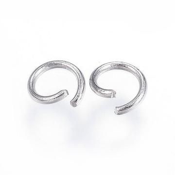 Nemesacél karika, 5x0,8 mm (20 db)