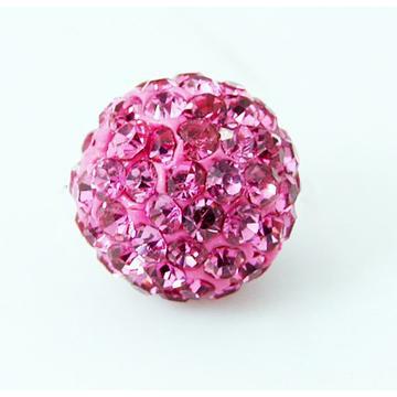 Pave disco gömb (rózsaszín) köztes dísz, 8 mm (5 db)