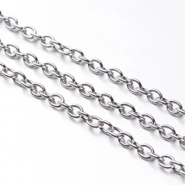 Szerelőlánc, 4x3x0.7mm (10 m)
